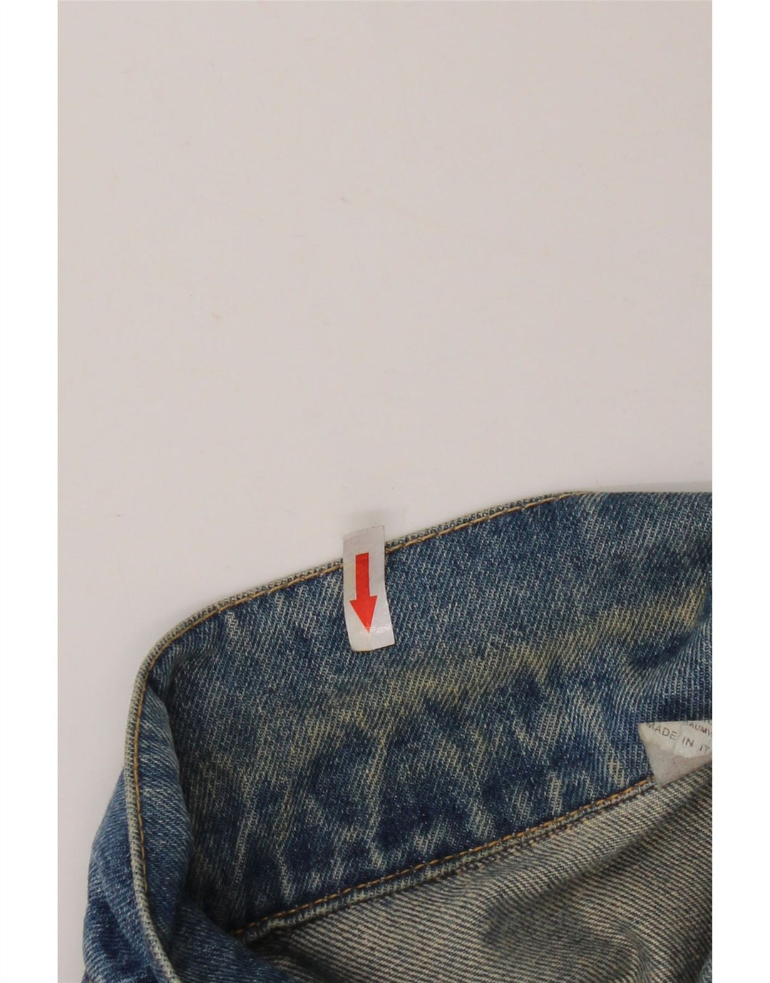 Giacca in denim da uomo Ritt UK 40 grande cotone blu