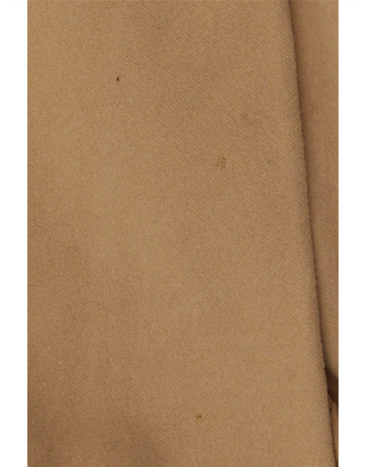 Cappotto doppiopetto da donna Marks & Spencer UK 10 Small Beige New Wool