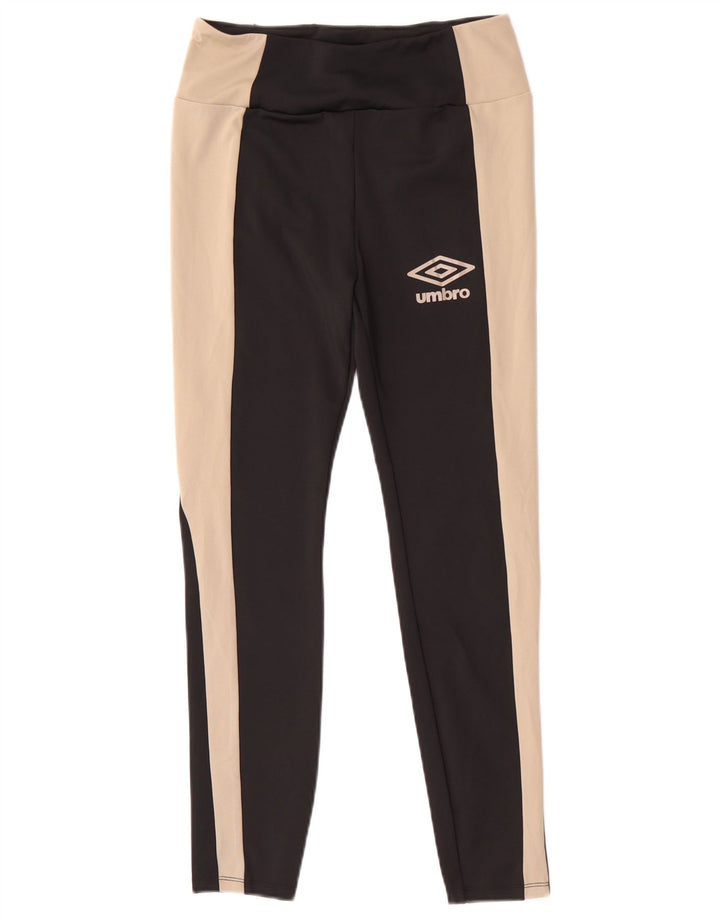 Leggings da donna Umbro UK 12 Poliestere color block medio nero