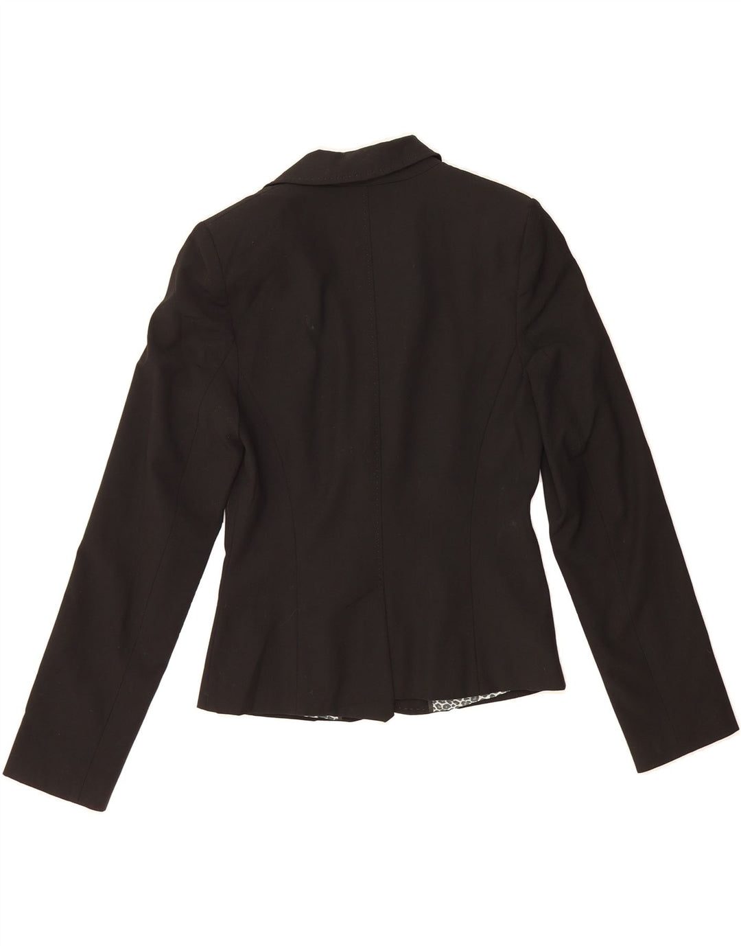 OASIS Womens 1 Button Blazer Jacket UK 8 Small  Black Polyester Vintage Oasis and Second-Hand Oasis from Messina Hembry 