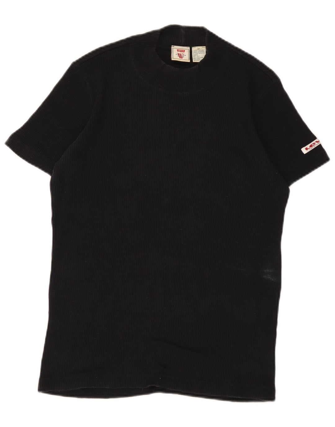 T-shirt da donna Levi's Top UK 12 cotone nero medio