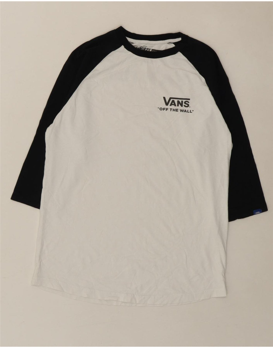 Mens Custom Fit Graphic Top 3/4 Sleeve Small Vintage Vans and Second-Hand Vans from Messina Hembry 