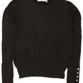 Maglione maglione con scollo a barca da donna Zara UK 10 piccolo grigio