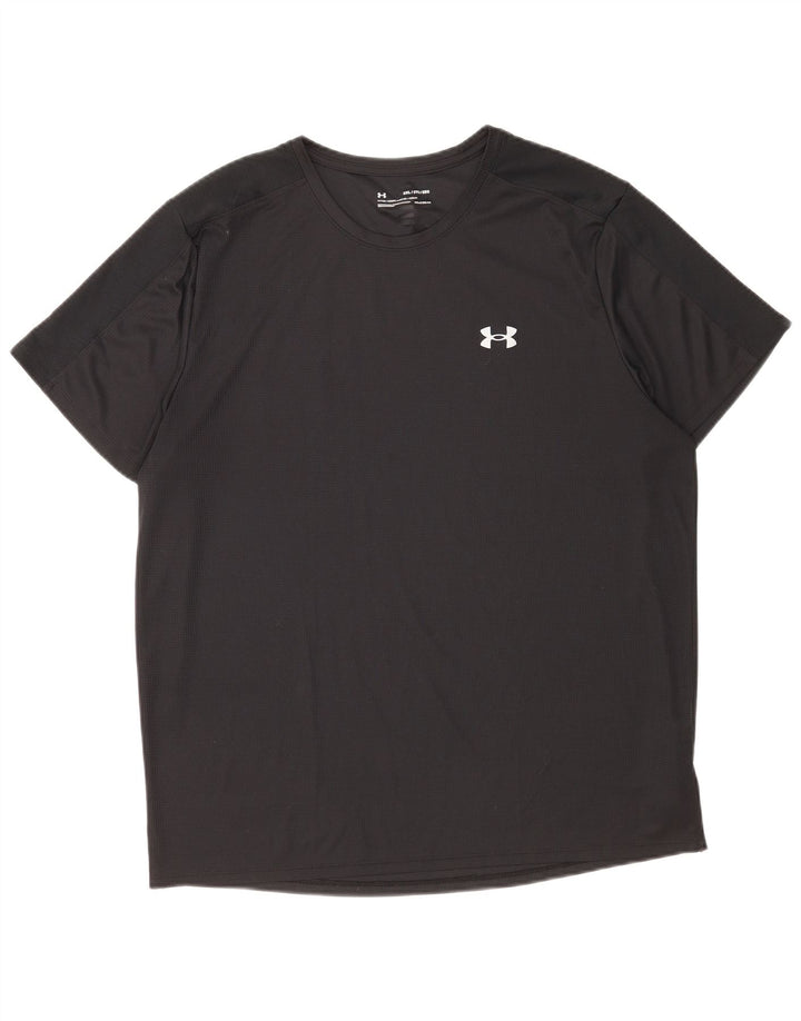 Maglietta Under Armour da uomo Heat Gear Top 2XL poliestere nero