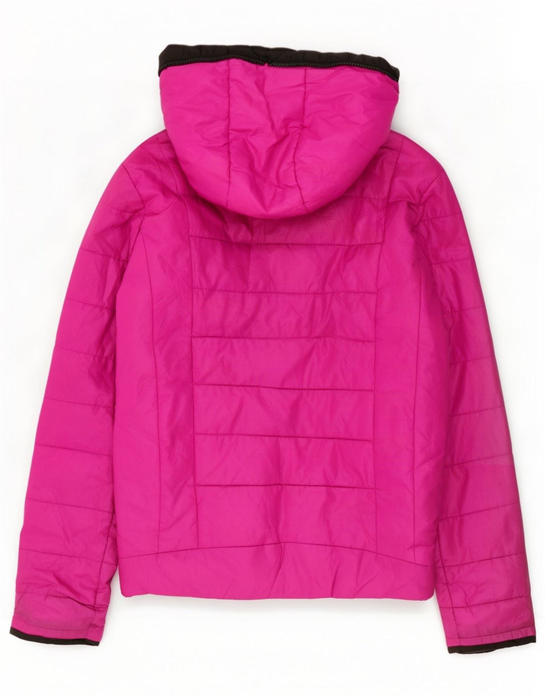 Giacca imbottita oversize con cappuccio da donna Kappa UK 10 piccola rosa poliestere