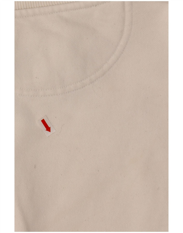 Felpa oversize con grafica da donna CHAMPION, maglione UK 16 grande bianco