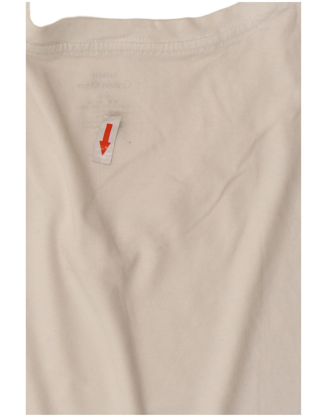 T-shirt da uomo Calvin Klein grande bianca