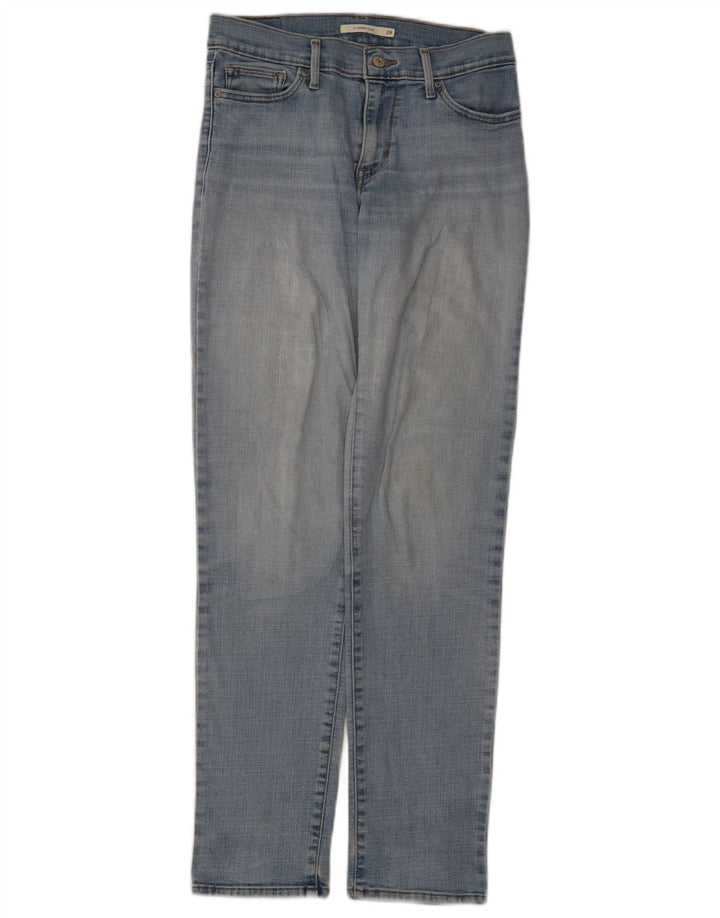 Jeans slim snellenti da donna Levi's W28 L32 cotone blu