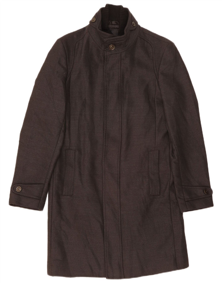 Trench da uomo Zara UK 38 medio nero