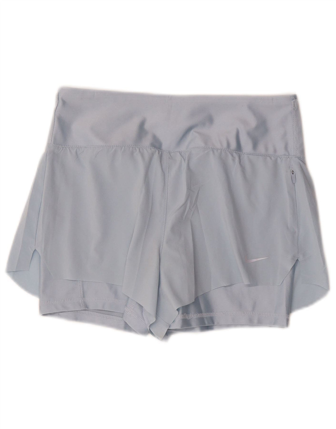 Pantaloncini sportivi Nike da donna Dri Fit UK 10 piccoli blu poliestere