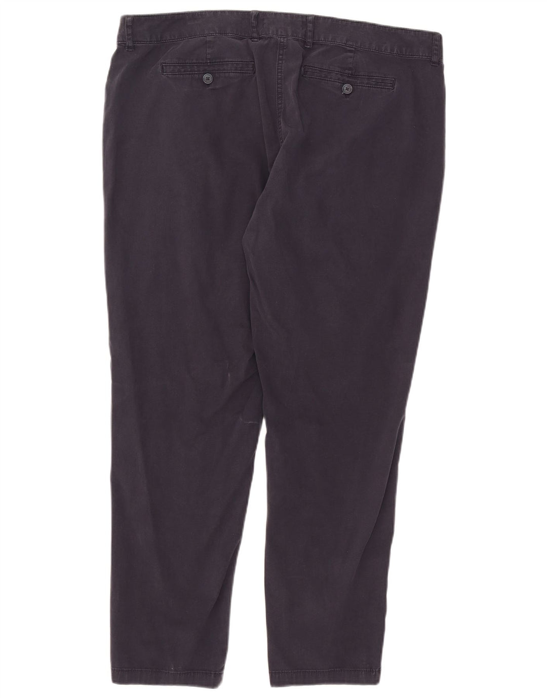 Pantaloni chino dritti da donna Marks & Spencer W38 L28 Blu navy