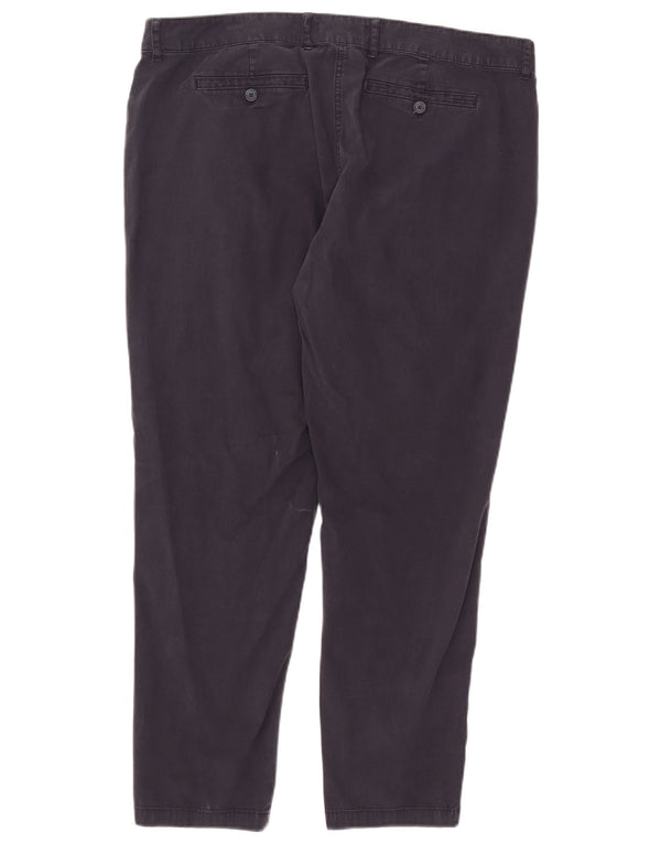 Pantaloni chino dritti da donna Marks & Spencer W38 L28 Blu navy