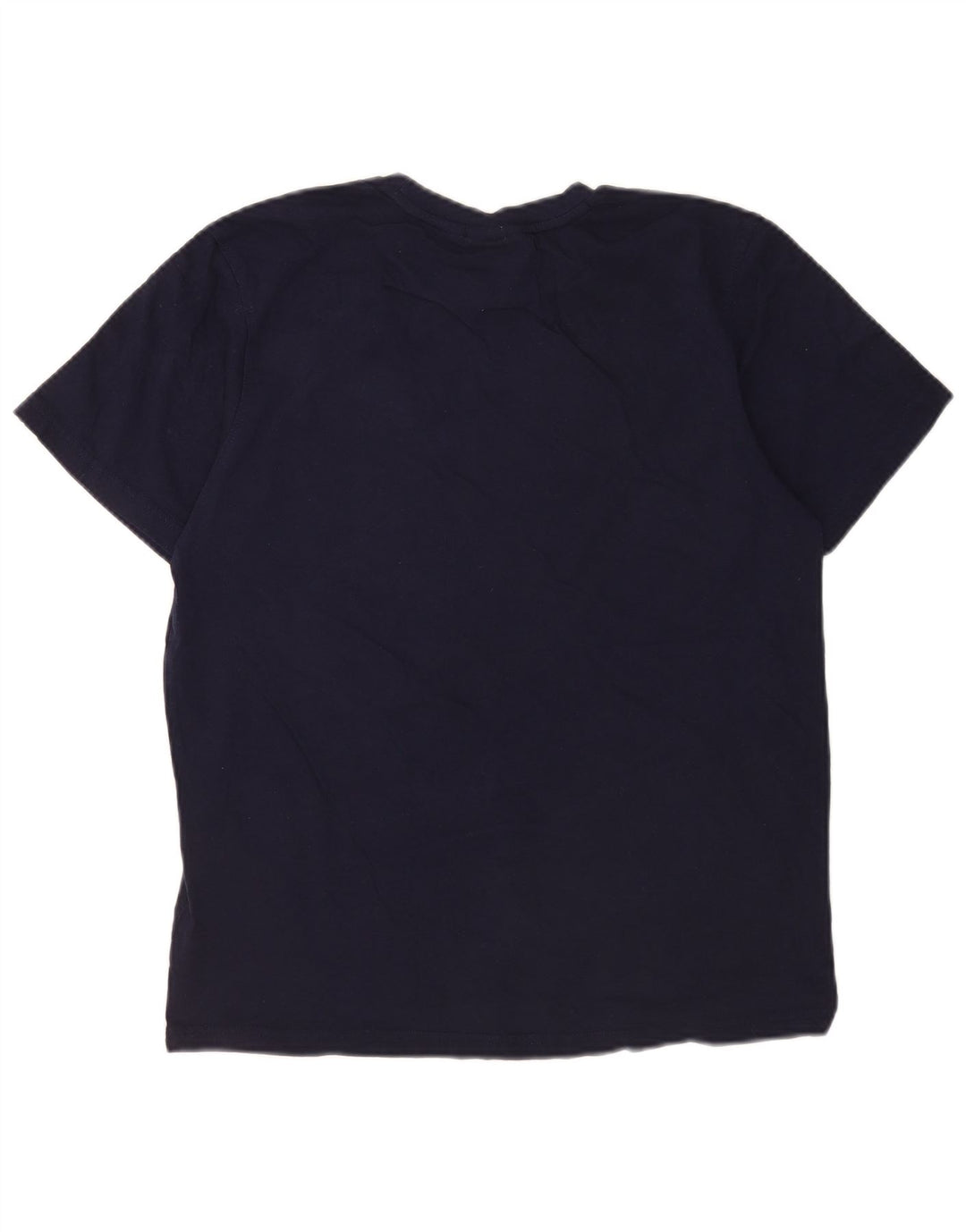 T-shirt grafica da uomo Fila Top in cotone color block medio blu navy