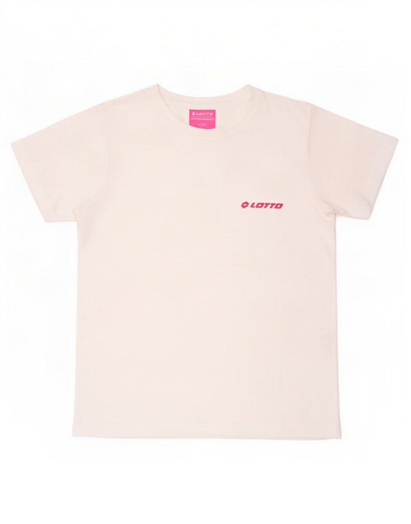 T-shirt grafica per ragazze Lotto Top 5-6 anni in cotone bianco