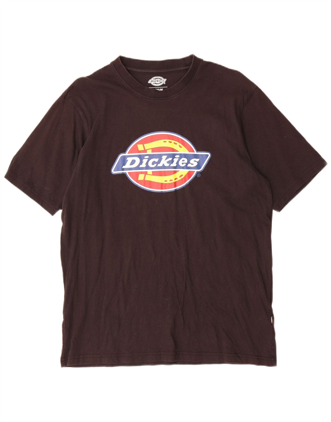 T-shirt grafica da uomo Dickies Top in cotone nero medio