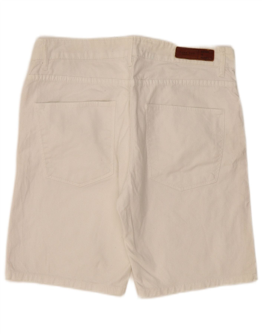 Pantaloncini di jeans da uomo Zara EU 44 Large W34 bianchi