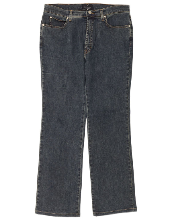 Jeans Trussardi Donna Bootcut W32 L30 Blu Cotone