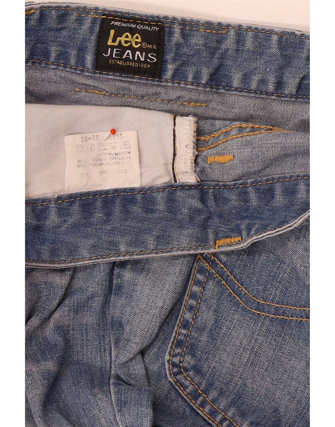 Jeans svasati da uomo Lee W32 L33 cotone blu