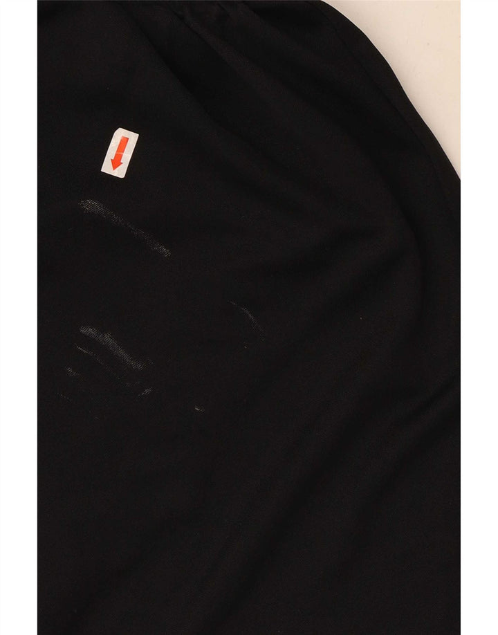 Pantaloncini sportivi Adidas Climalite da uomo grandi in poliestere nero