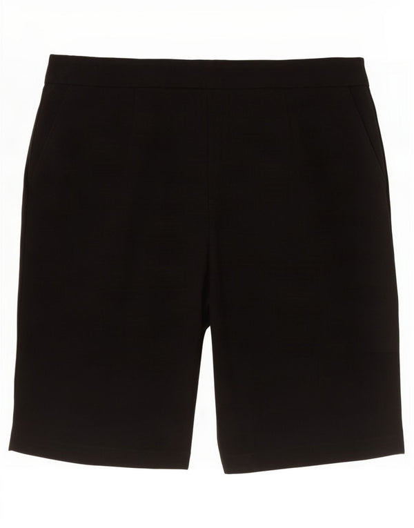 Pantaloncini chino da donna Marks & Spencer UK 14 Large W34 poliestere nero