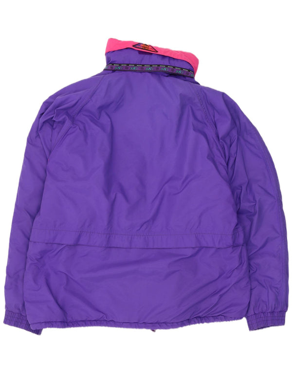 Giacca da sci con cappuccio da uomo Aesse UK 40 Large Purple Colourblock