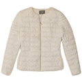 Giacca imbottita da donna Guess UK 6 XS poliestere maculato bianco