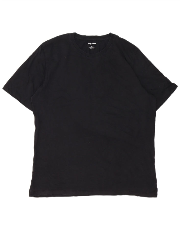 T-shirt da uomo Jack & Jones Top 2XL cotone nero