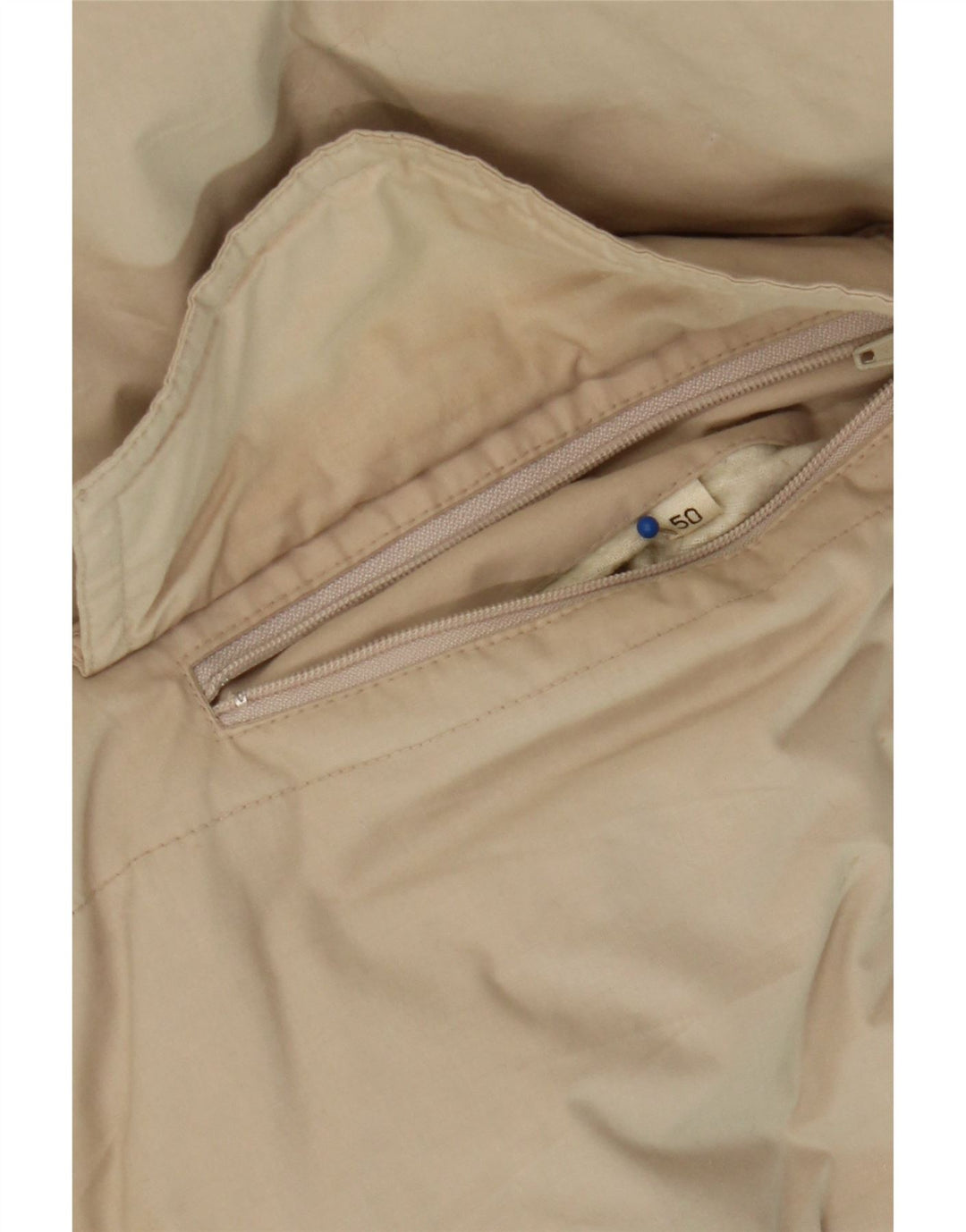 BRUGI Giacca imbottita reversibile da uomo con cappuccio IT 50 Large Verde Poliestere