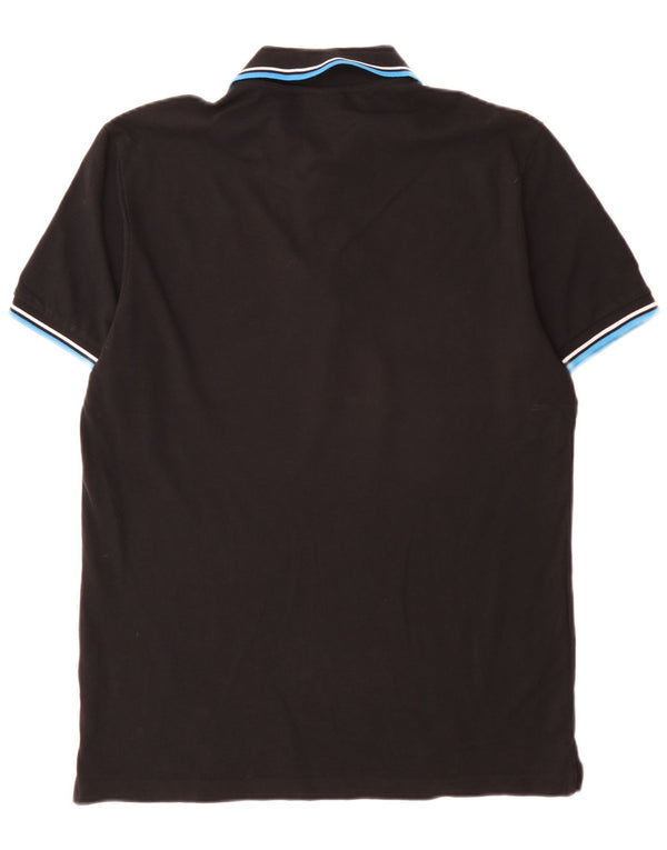 Polo Diadora Uomo XL Cotone Rigato Nero