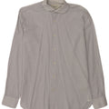 Camicia da uomo Ted Baker taglia 15 cotone geometrico blu medio