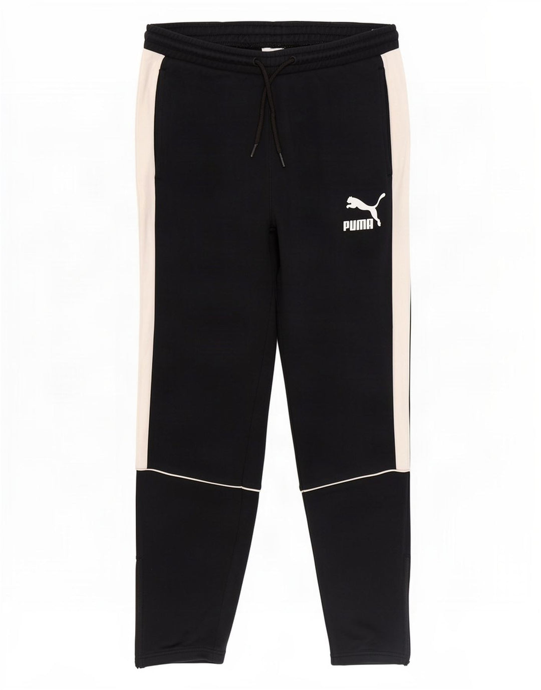 Pantaloni da tuta da uomo Puma in cotone color block medio nero
