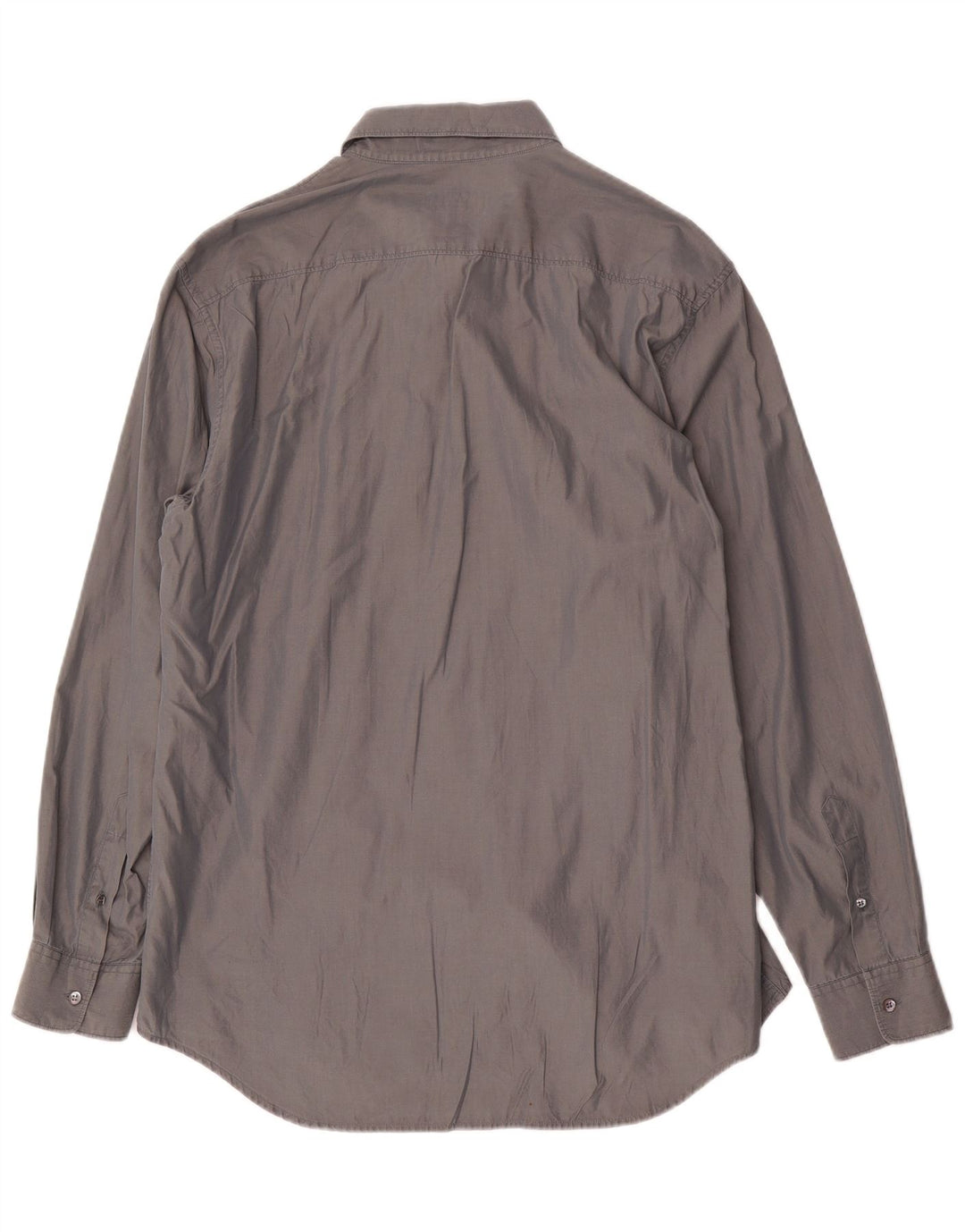 Camicia da uomo Calvin Klein taglia 43 grande cotone grigio