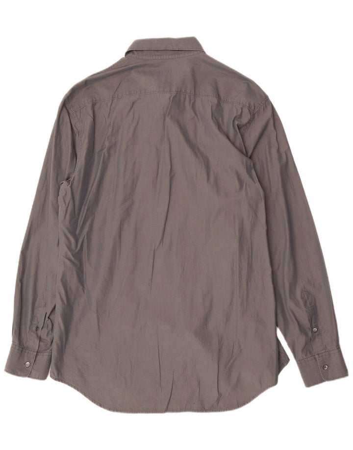 Camicia da uomo Calvin Klein taglia 43 grande cotone grigio