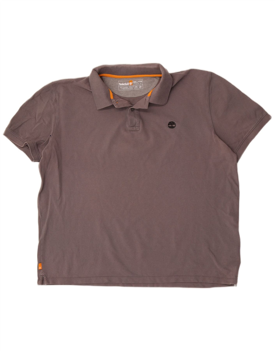 Polo Timberland da uomo vestibilità regolare 2XL cotone grigio