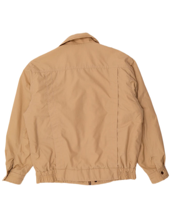 Giubbotto bomber militare vintage da uomo UK 42 XL Beige