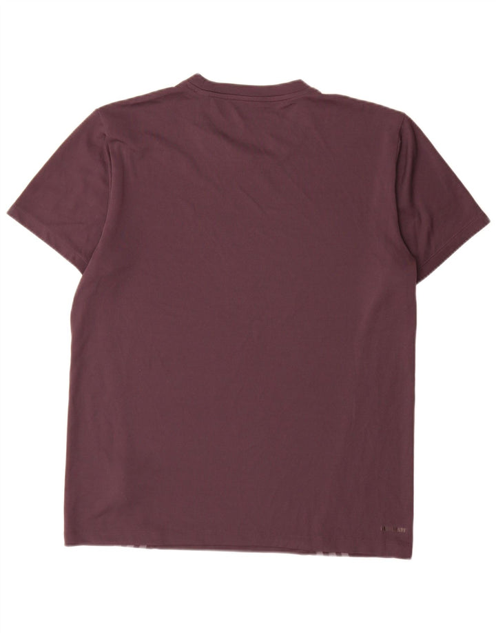 T-shirt da uomo Adidas Top grande viola in poliestere