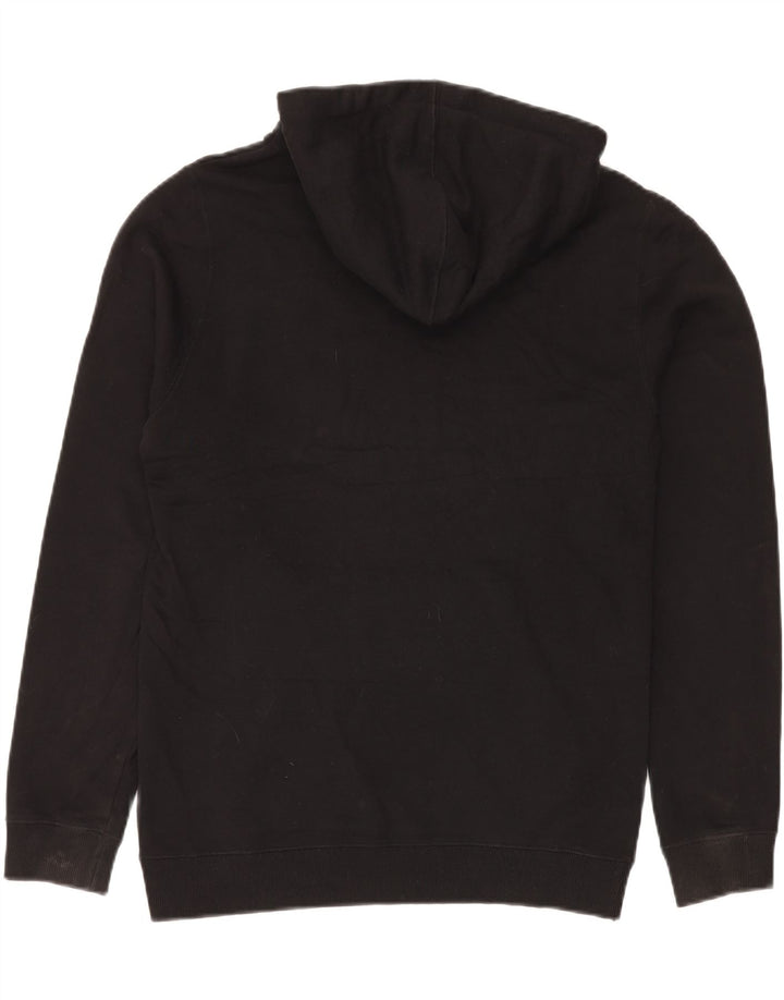 Maglione con cappuccio grafico da uomo VINTAGE in cotone nero medio