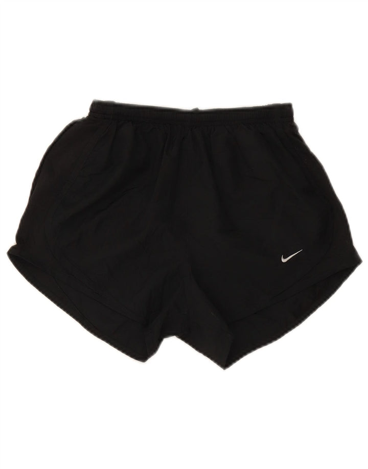 Pantaloncini sportivi Nike da donna Dri Fit UK 4 XS poliestere nero