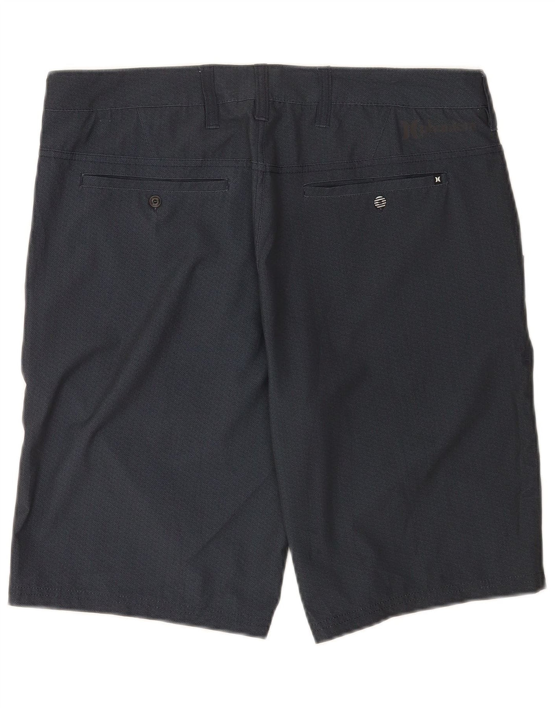 Pantaloncini chino da uomo Hurley W32 poliestere blu navy medio