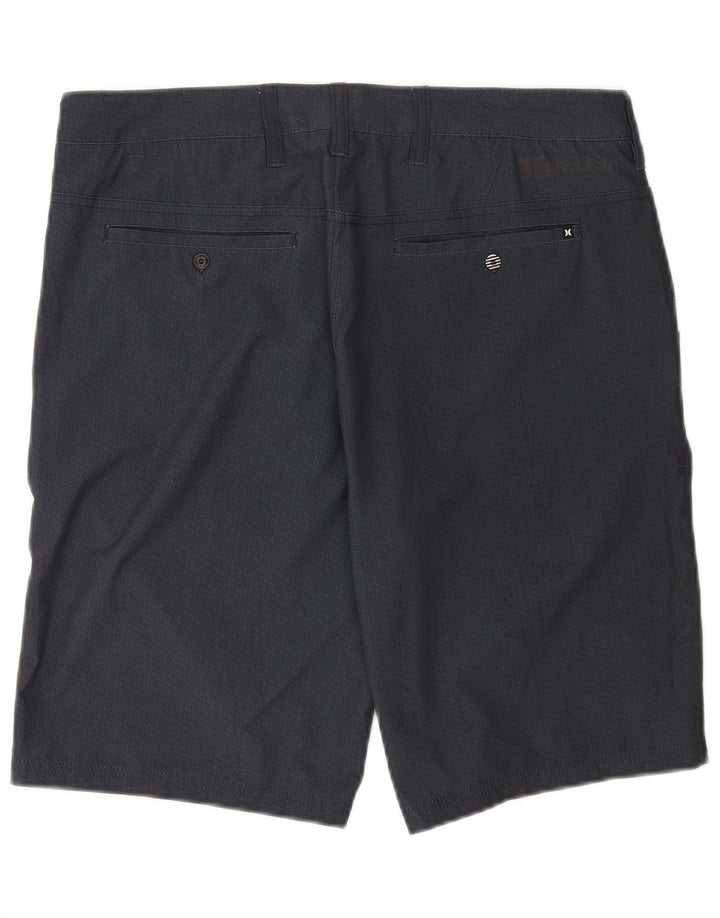 Pantaloncini chino da uomo Hurley W32 poliestere blu navy medio
