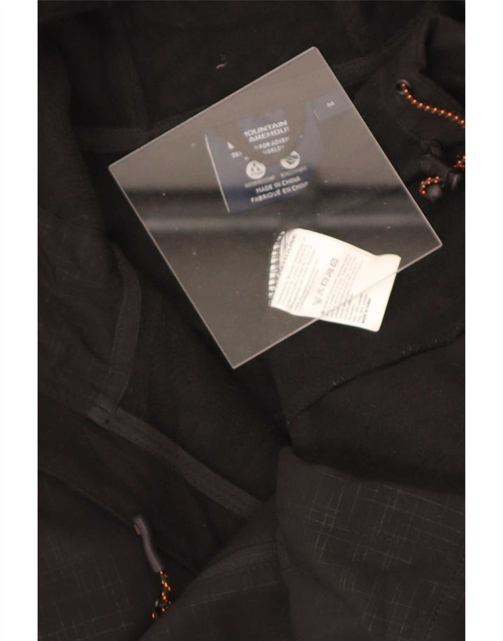 Giacca a vento con cappuccio da uomo Mountain Warehouse UK 38 media nera
