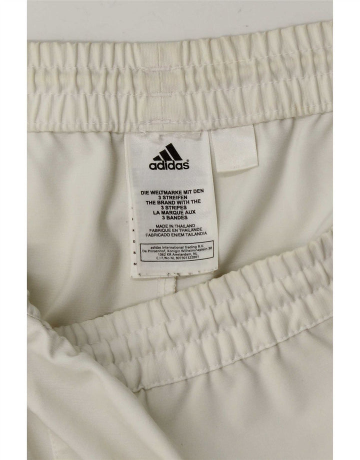 Pantaloncini sportivi da uomo Adidas XL poliestere bianco