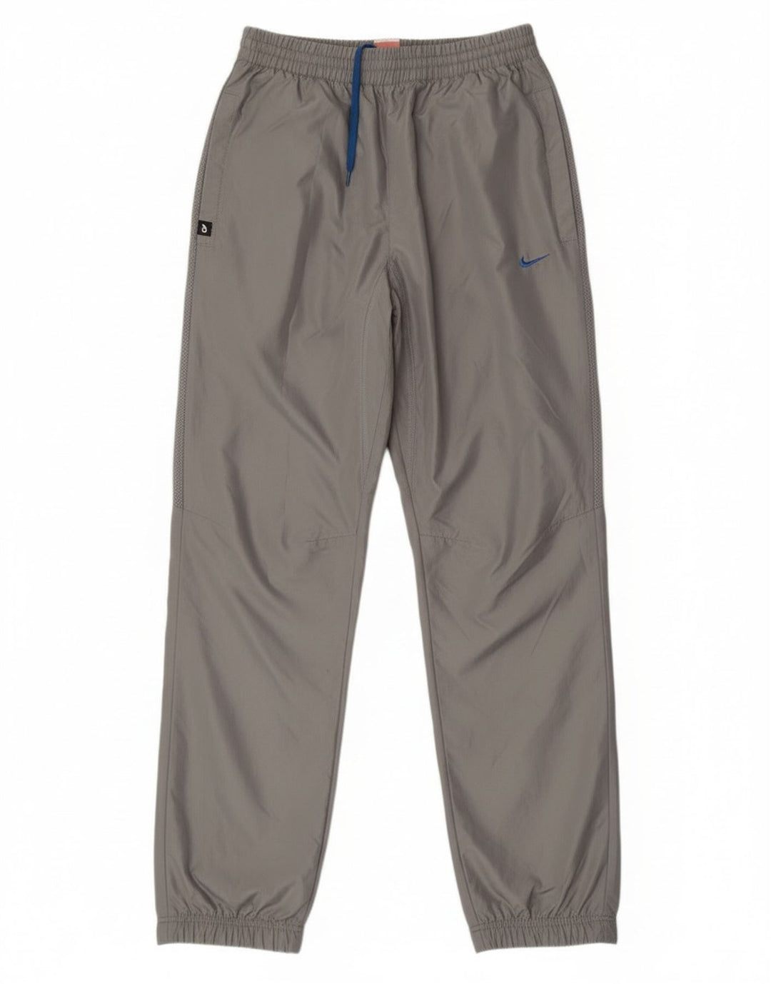 Pantaloni da tuta con grafica Nike da uomo, pantaloni da jogging, piccoli, in poliestere grigio