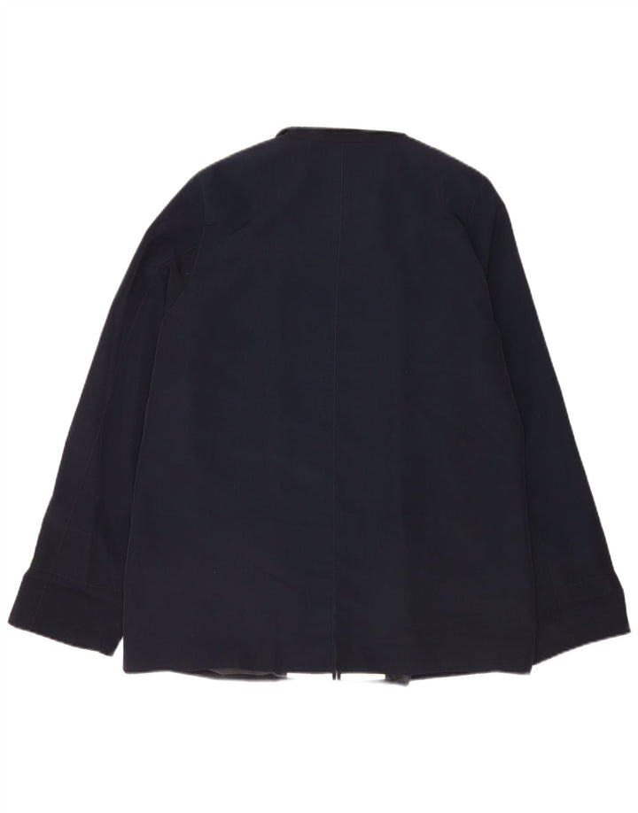 Giubbotto bomber da donna Marks & Spencer UK 16 grande poliestere blu navy