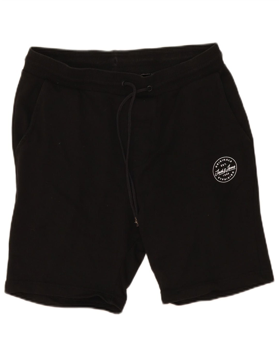 Pantaloncini sportivi da uomo Jack & Jones medio cotone nero