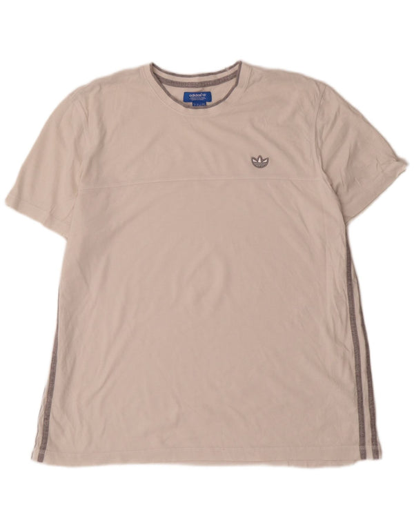T-shirt da uomo Adidas Top XL in cotone bianco