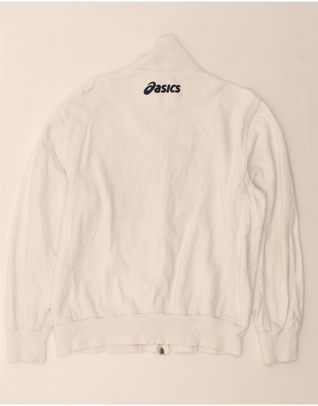 Giacca sportiva ASICS da uomo con grafica XL in cotone bianco