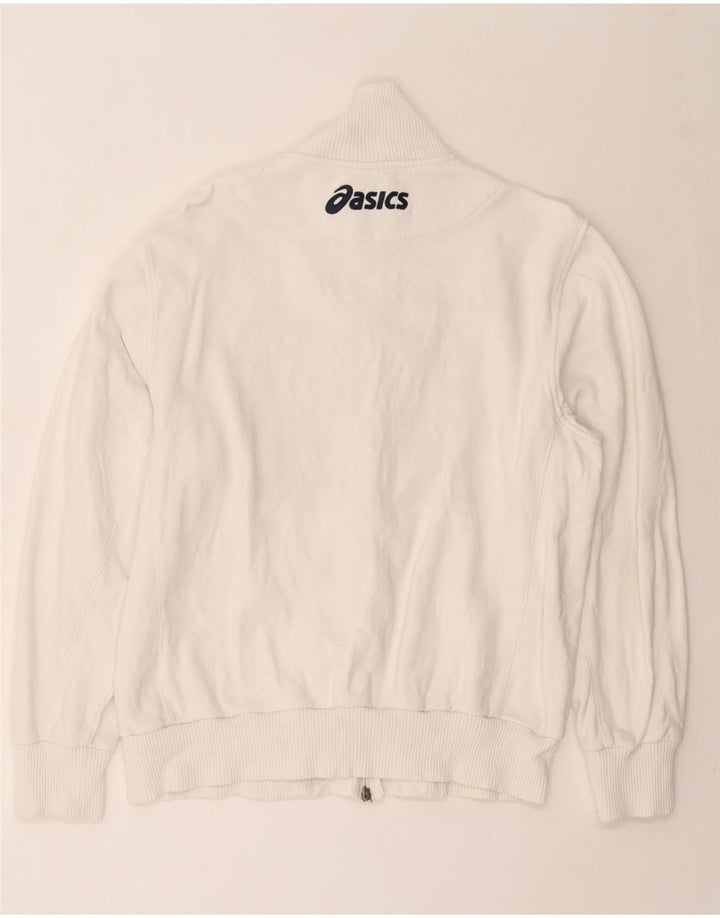 Giacca sportiva ASICS da uomo con grafica XL in cotone bianco
