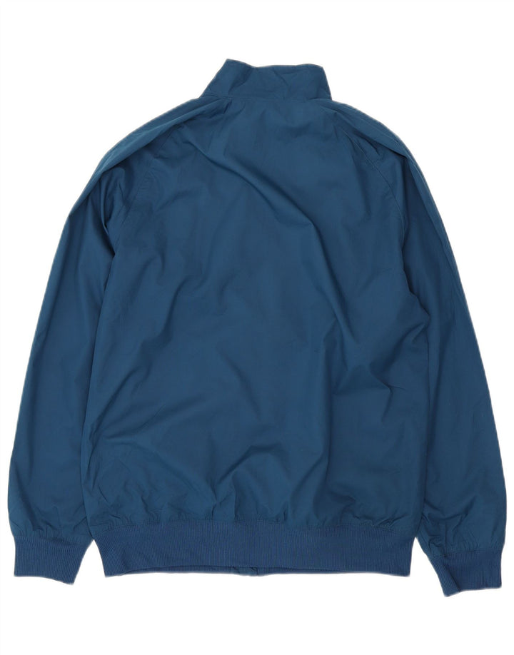 REEBOK Mens Tracksuit Top Jacket Medium Navy Blue Polyester
