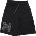 UNDER ARMOUR Boys Graphic Sport Shorts 11-12 Years Large  Black Vintage Under Armour and Second-Hand Under Armour from Messina Hembry 